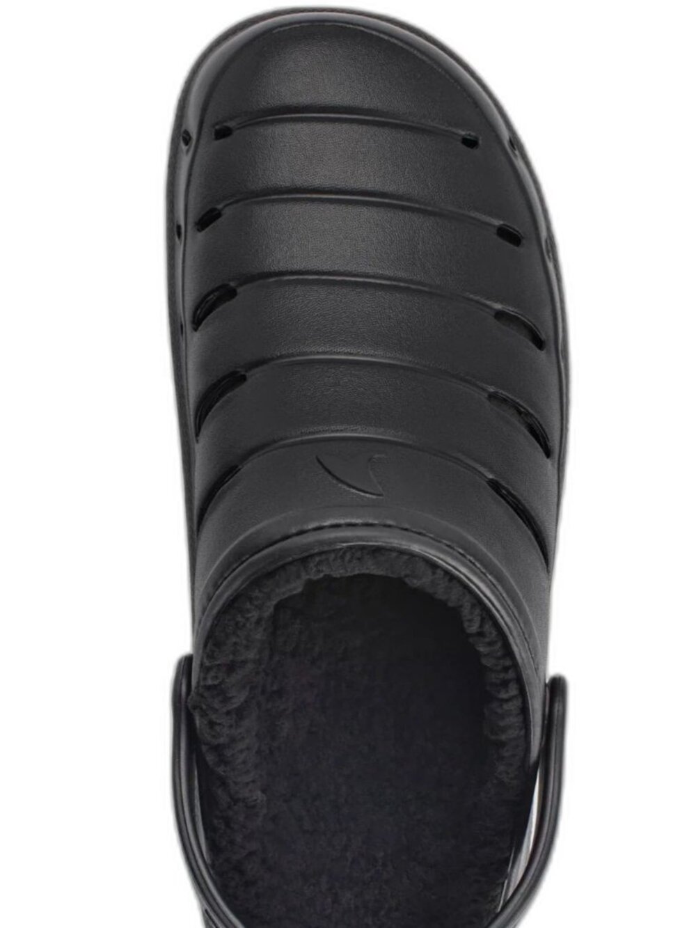 Rugged Shark Sherpa FLEECE LINED Black Clogs MEN'S SIZE 11 Memory Foam NEW